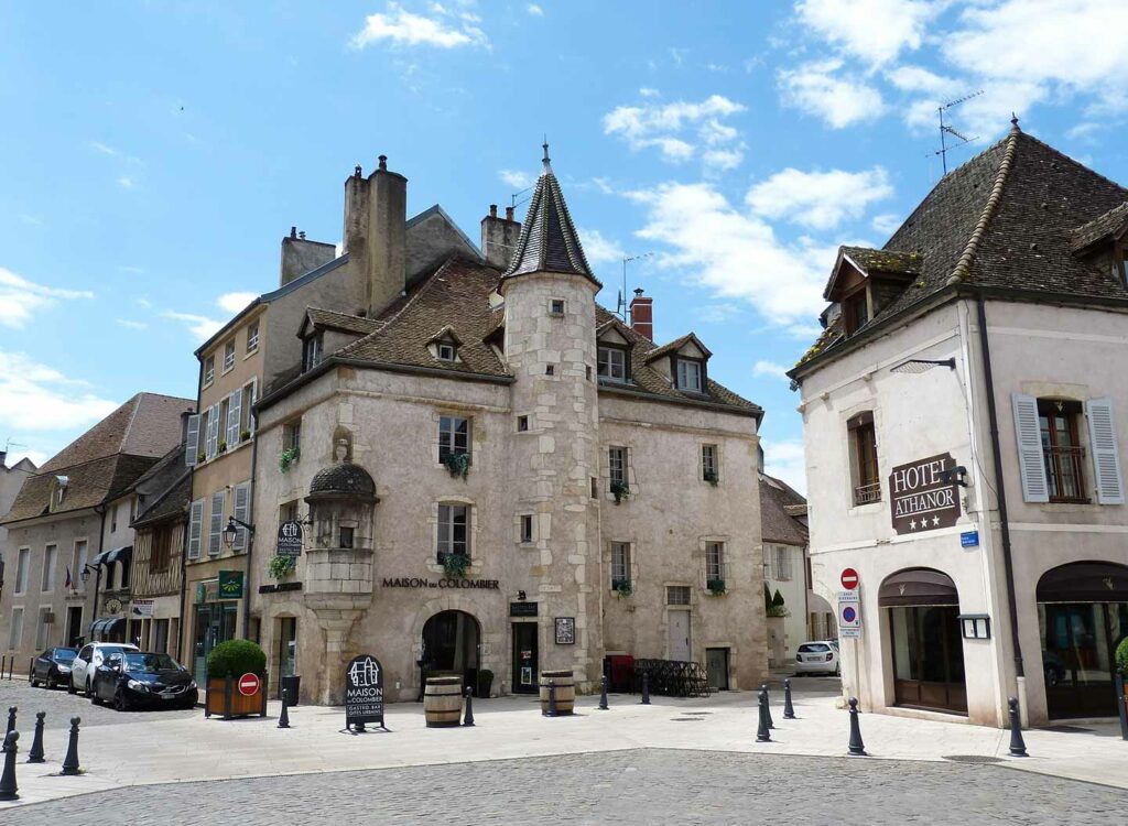 village in beaune, France historical tourism.