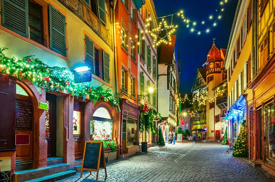 Colmar - Christmas Market city in Alsace, France