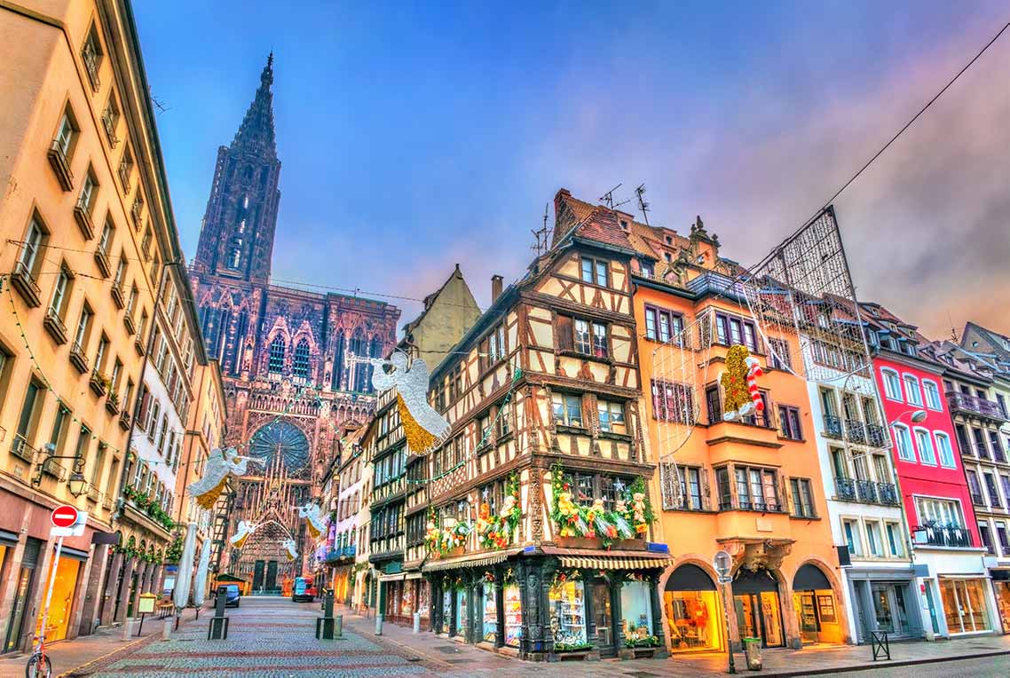 Strasbourg, Christmas Decorations, France