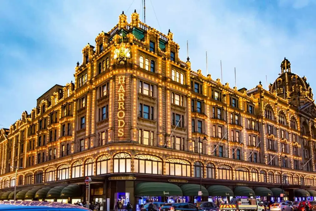 shopping trip at Harrods London