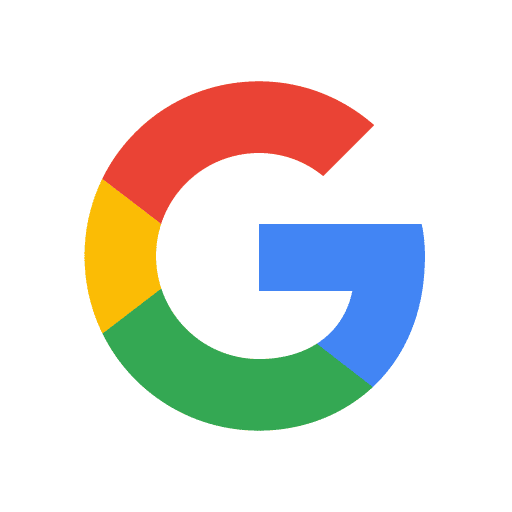 Google logo with multicolored letter G for online branding and identity