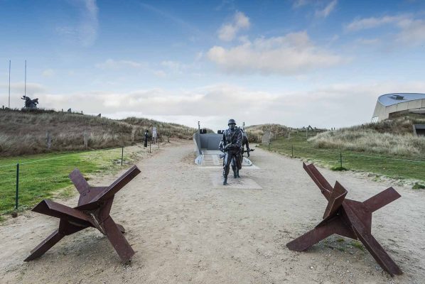 private guided tour at Utah Beach invasion landing, Normandy, France